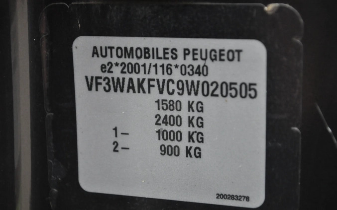 Peugeot 207 cena 10200 przebieg: 170000, rok produkcji 2009 z Złoty Stok małe 277